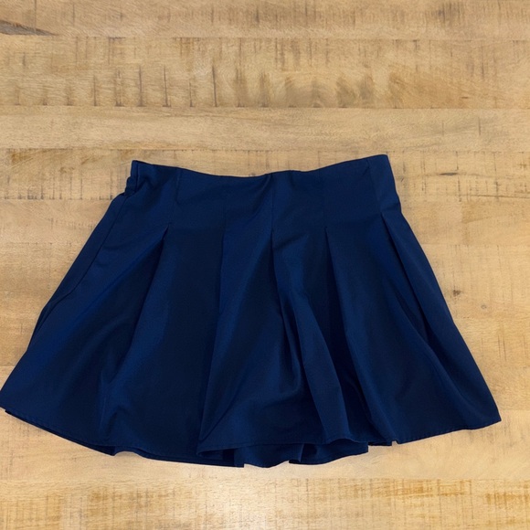 J. Crew Factory Dresses & Skirts - J Crew Factory Navy Skort Skirt Side Zip Large Activewear Athleisure Tennis Golf